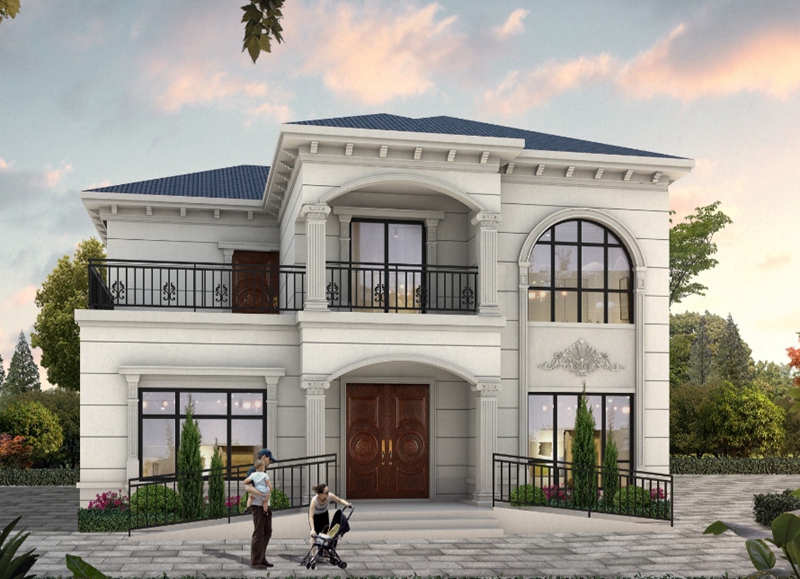 European style steel structure house HL-11