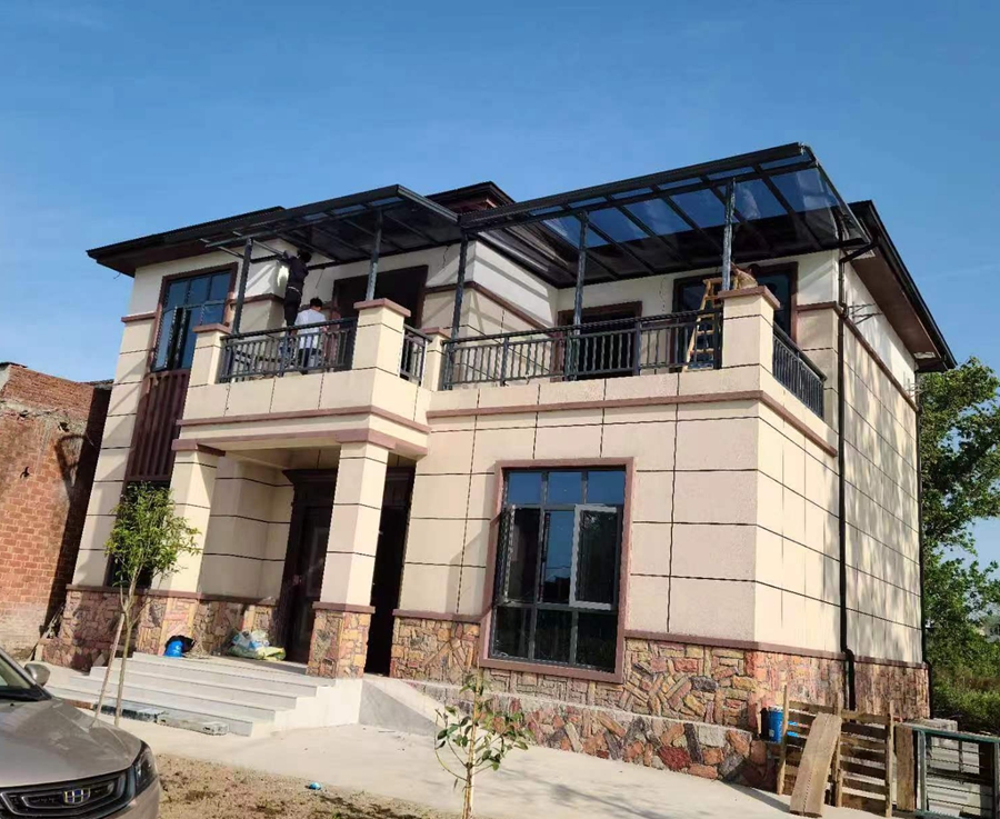 Hubei Tianmen light steel villa case