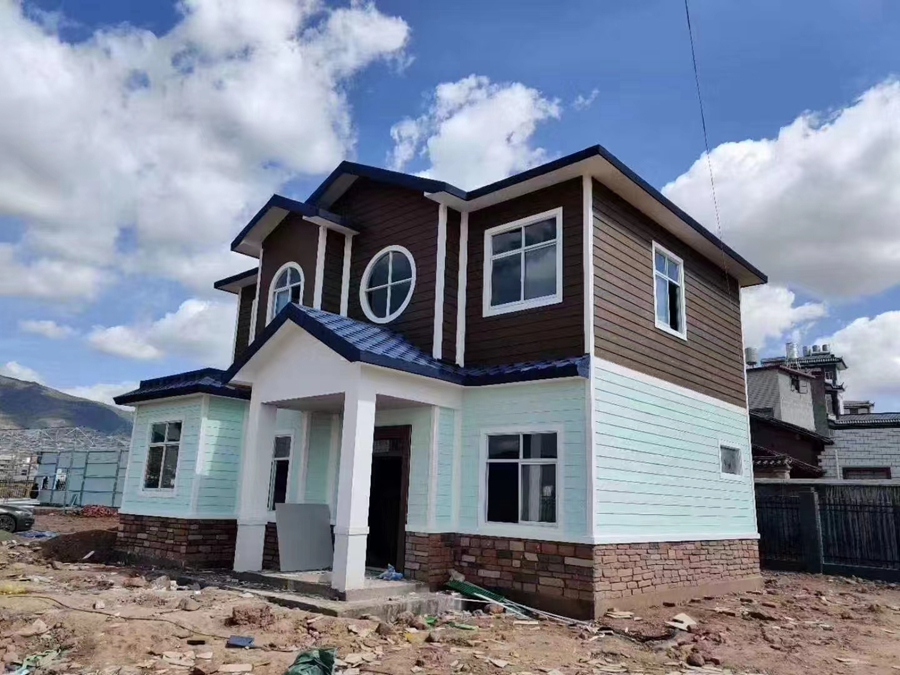 Guangxi Hezhou light steel house case