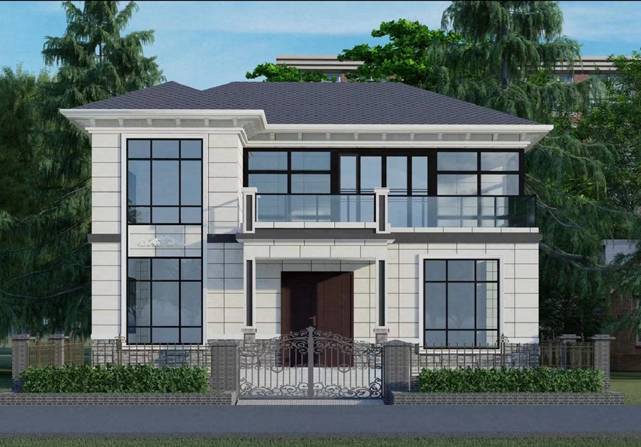 Chinese style light steel house HL-03