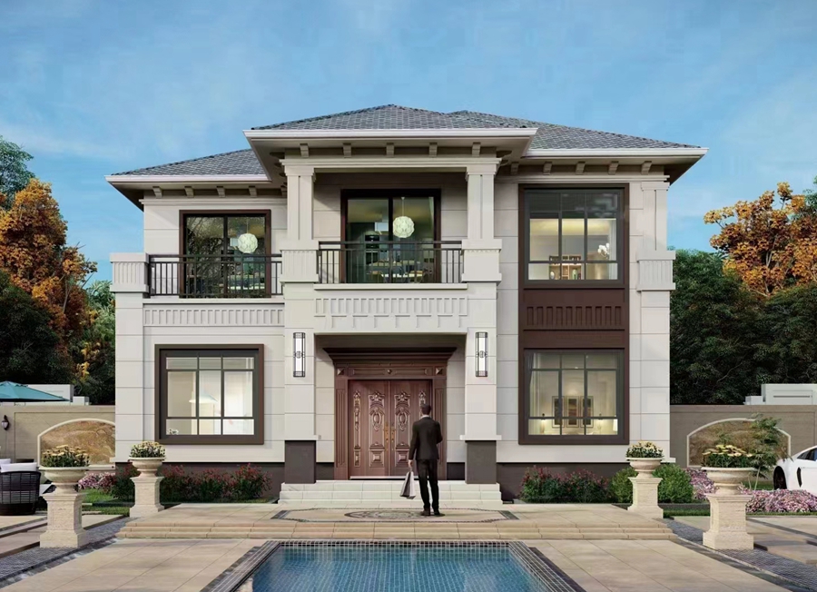 New Chinese style light steel house HL-03
