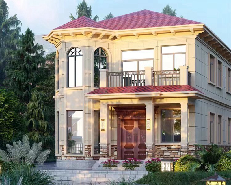 Chinese wind steel structure house HL-04