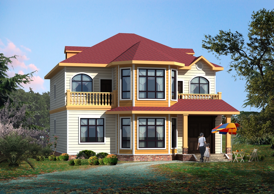 Mediterranean light steel house HL-02