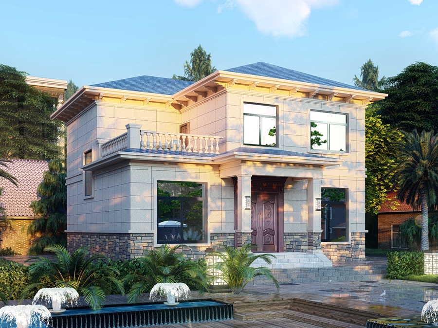 Chinese style light steel house HL-05