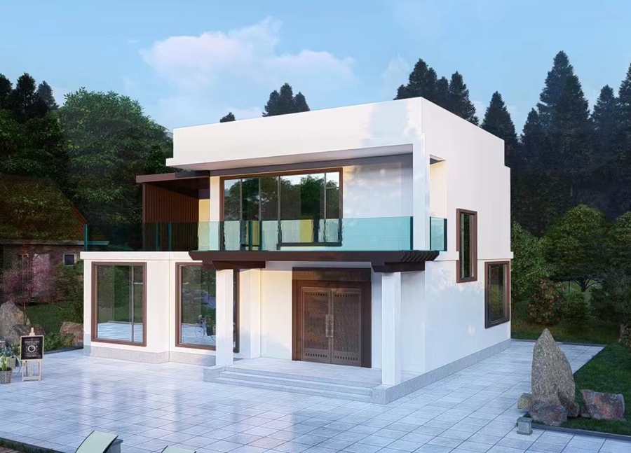 Modern light steel houseHL-04