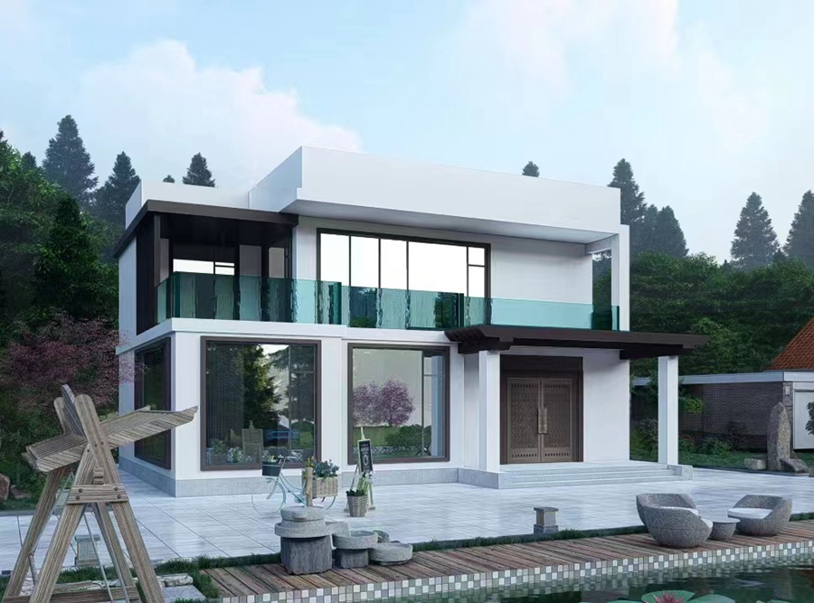 modern steel structure houseHL-04