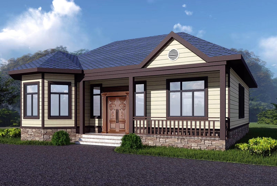 Mediterranean light steel house HL-04