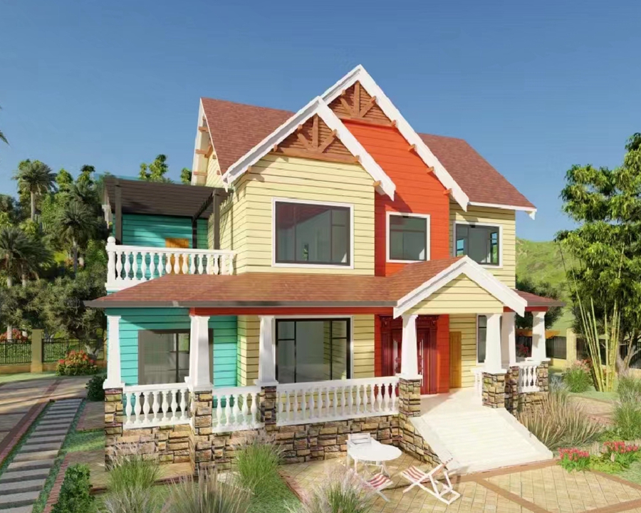 European light steel house HL-05