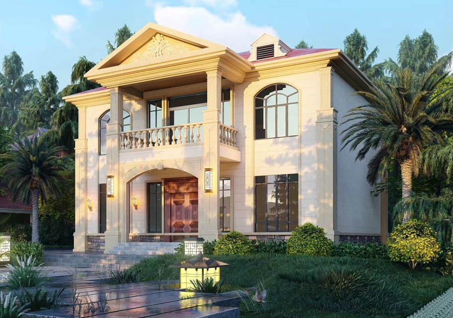 European light steel house HL-07