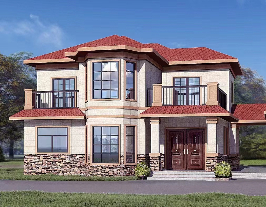 European light steel house HL-08
