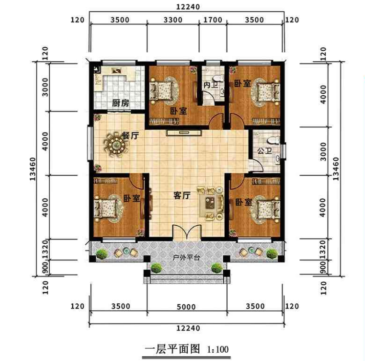 First floor layout