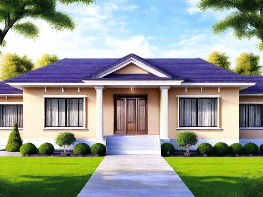 Single-Story Zhongshan-Style Steel Structure Villa House（Image 4）