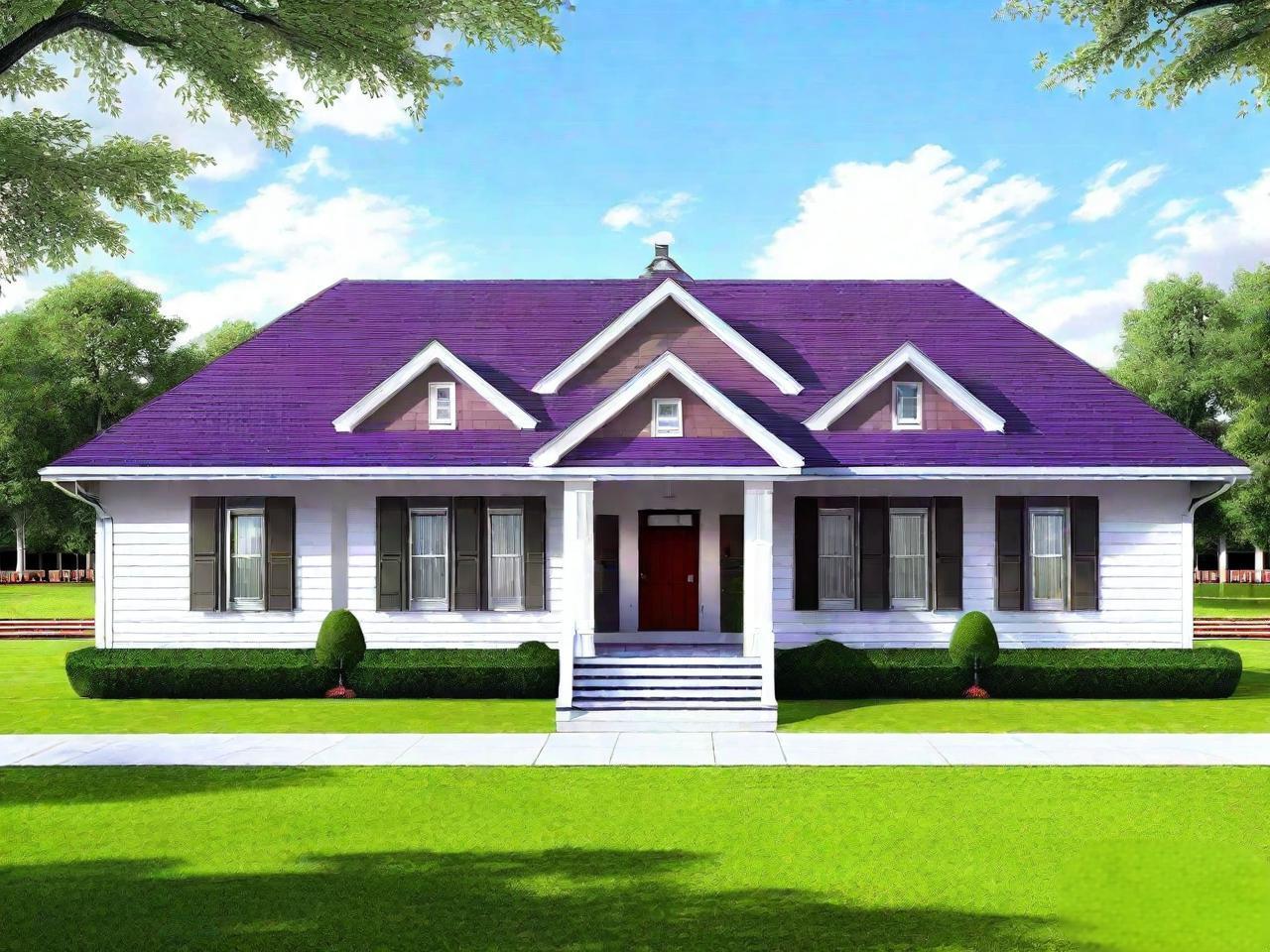 One-Story American-Style Light Steel Villa Layout