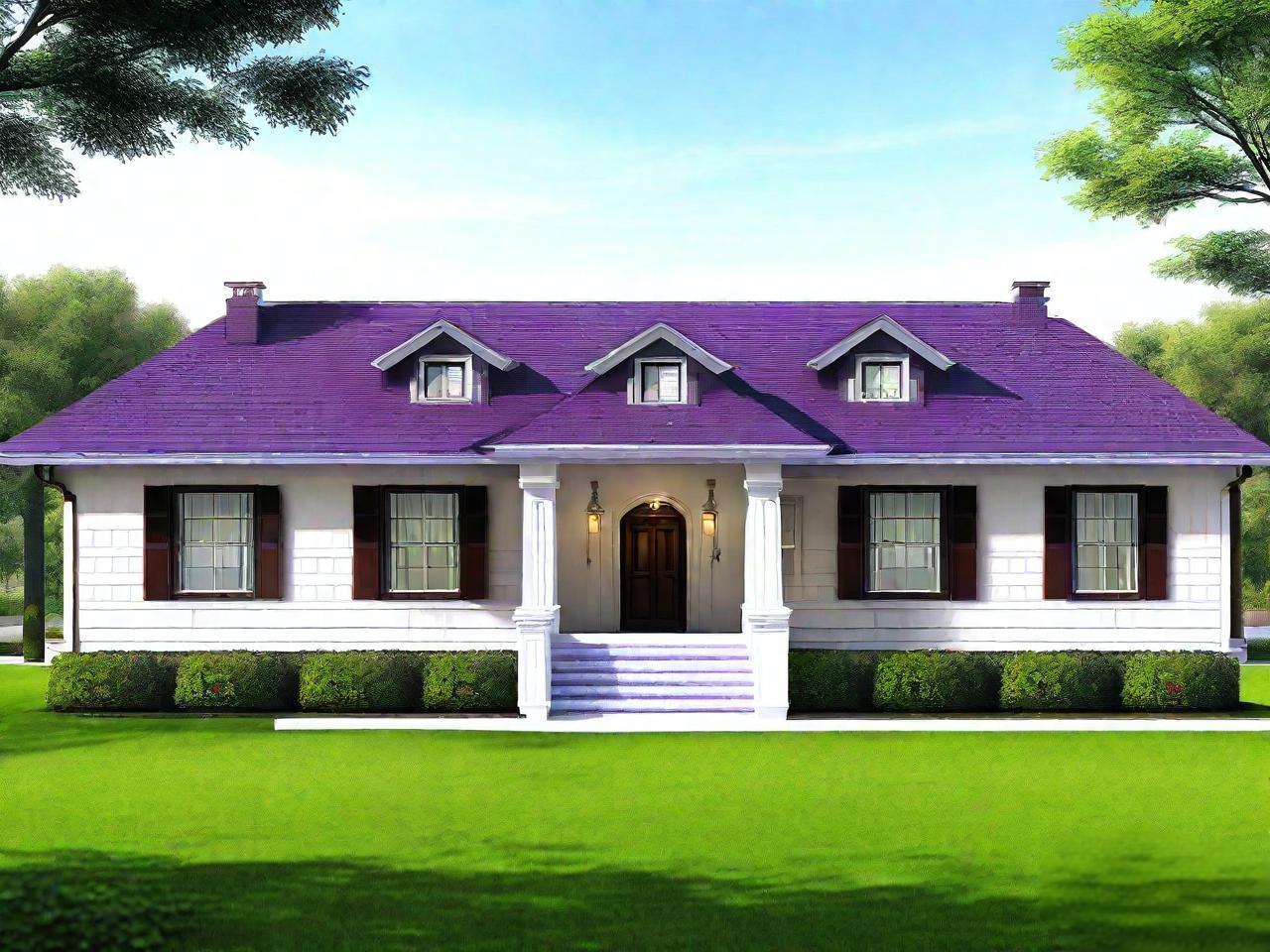 One-Story American-Style Light Steel Villa Layout(image 2）