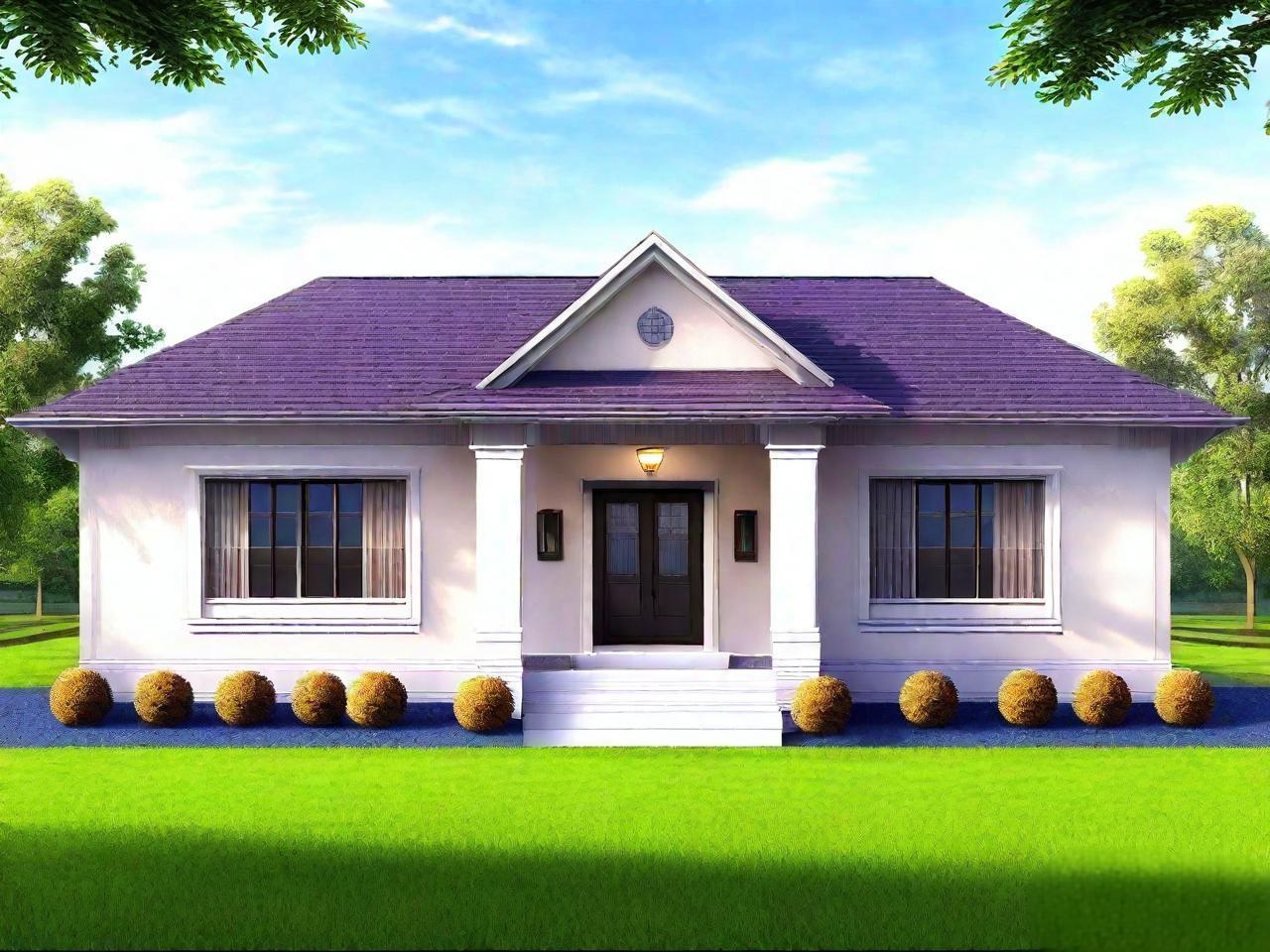 One-Story American-Style Light Steel Villa Layout(image 6）