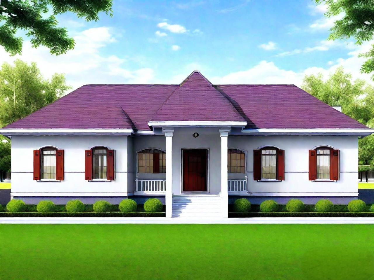 One-Story American-Style Light Steel Villa Layout(image 7）