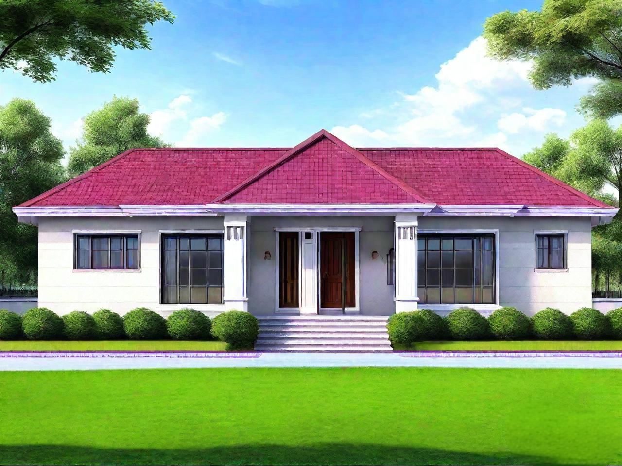 One-Story American-Style Light Steel Villa Layout(image 8）