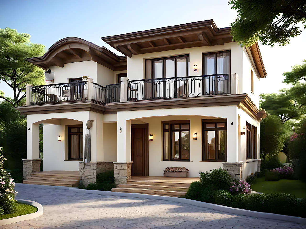 What are the environmentally friendly materials used in light steel villas?