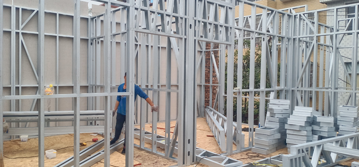 　Light steel villa keel with good anti-corrosion work