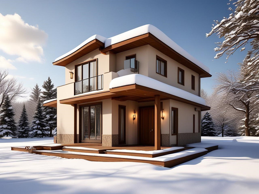 How to insulate a steel structure villa in cold climates?