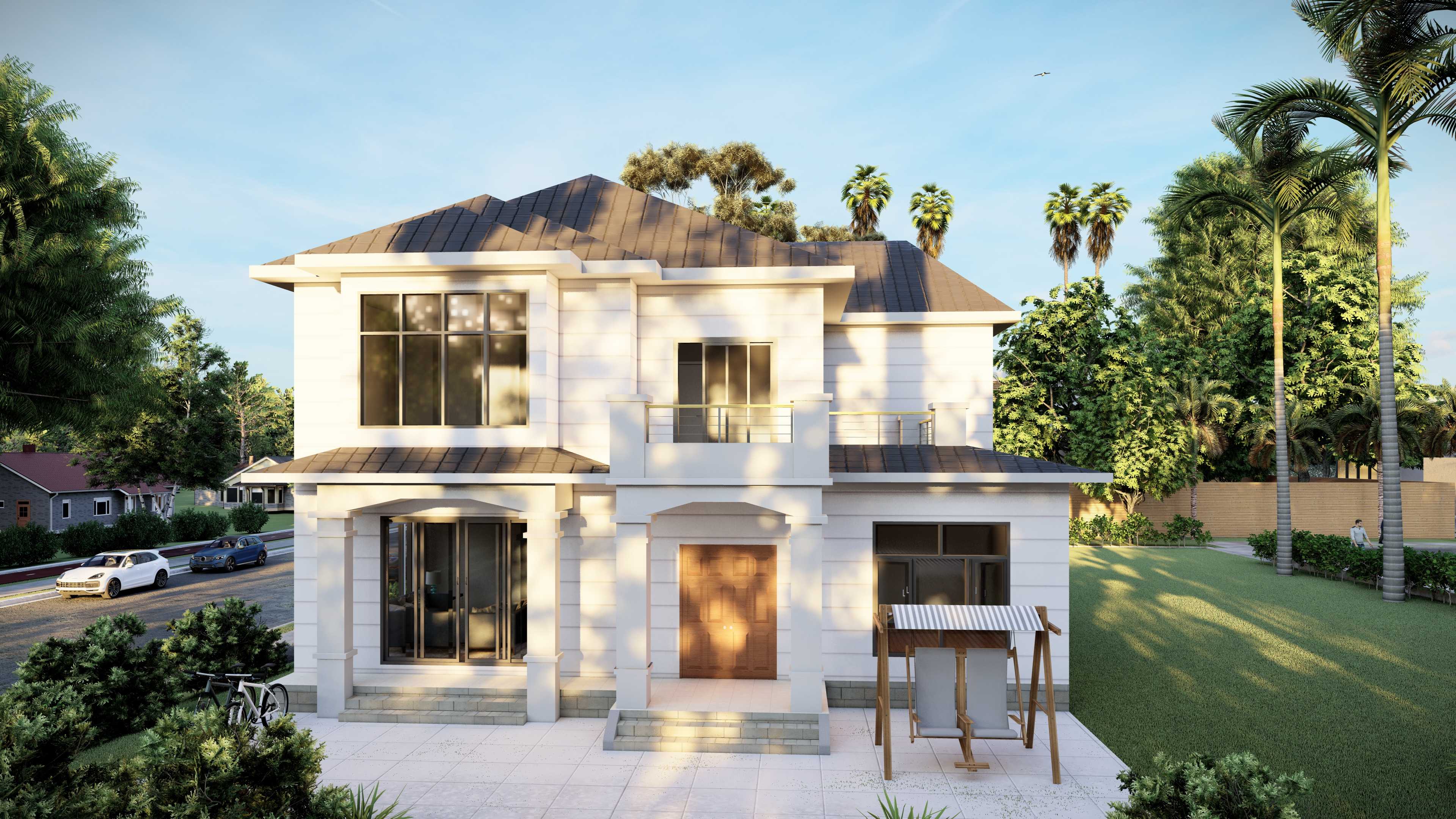 Built steel structure villa