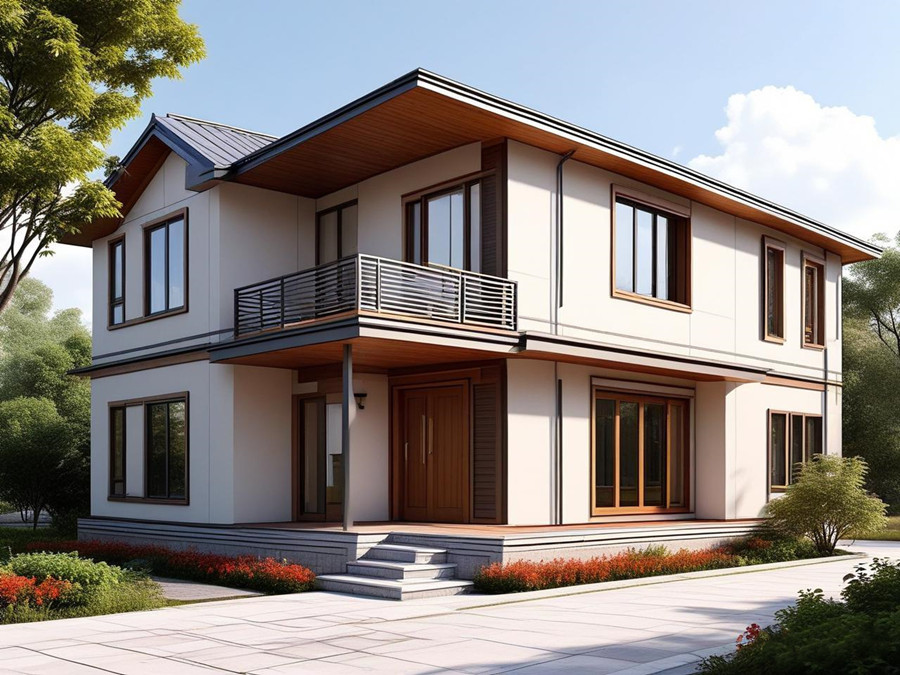 Steel structure villa