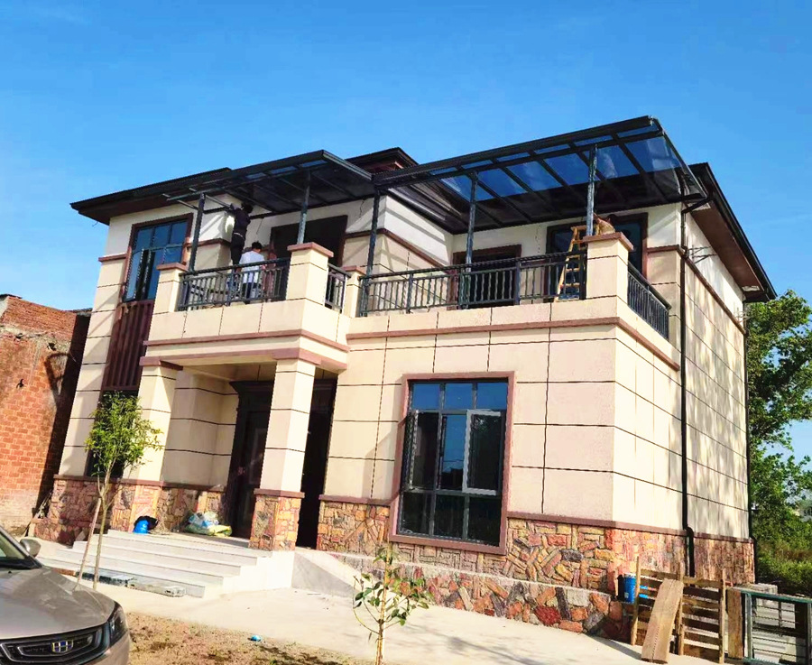 What kind of maintenance does a light steel villa need?