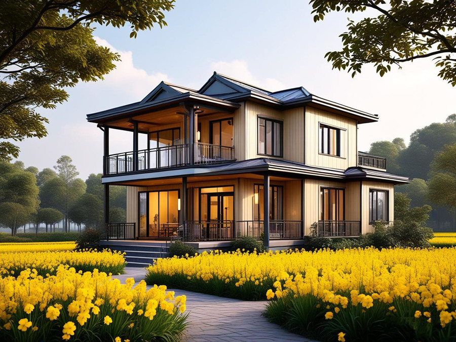 Will light steel villas crack in spring?