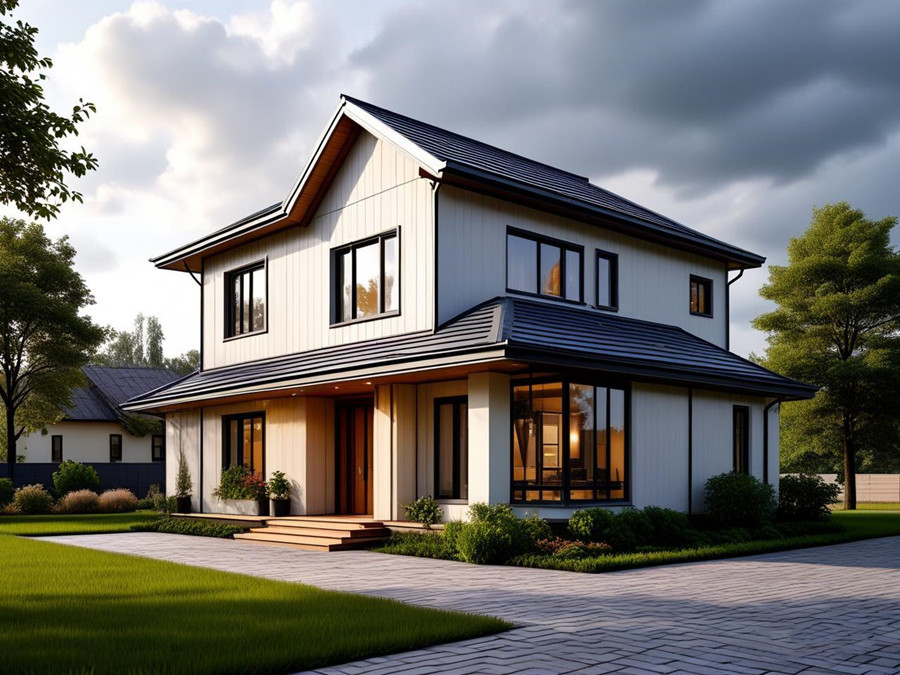 Impact of Summer Thunderstorm Weather on the Structural Safety of Light Steel Villas